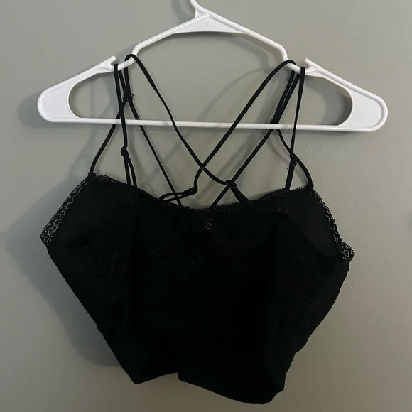 BKE Black Lace Mesh Bralette - Picture 3 of 3